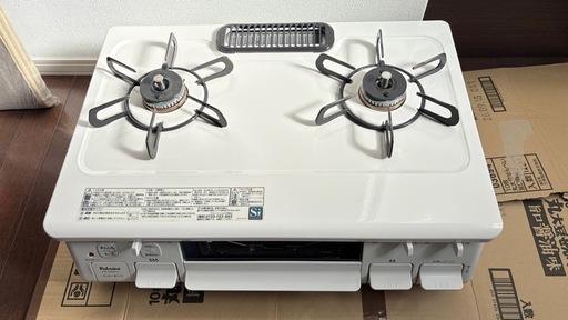 綺麗な状態のパロマ　ガステーブル　ガスコンロ都市ガス用