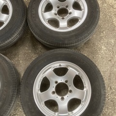 スズキ ジムニー JB23 夏タイヤ アルミホイール付き4本セット BRIDGESTONE DUELER H/L 175/80R16 2023年製 ブリヂストンの画像