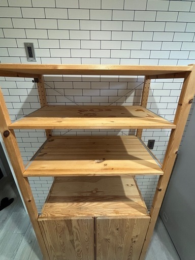 【受付終了】IKEA IVAR（イーヴァル）シェルフユニット・キャビネットセット【引き取り限定】