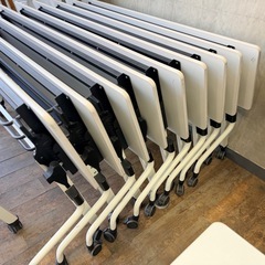 【取引中】会議用長机 椅子セットの画像