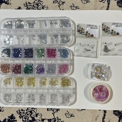 ネイルパーツ　セット　まとめ売り　耳ツボジュエリー　ジェルネイル　ハンドメイドの画像