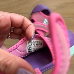adidas サンダル　ベビー　11㎝の画像