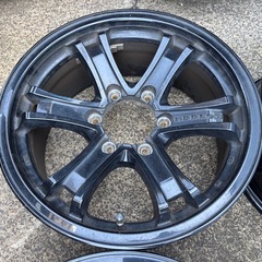 KEELER ブラック 17インチ 7.5J 6H PCD139.7の画像