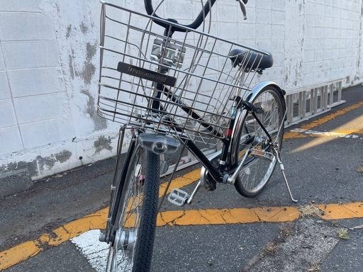 26インチ自転車 テールライトなし 鍵2本 中古