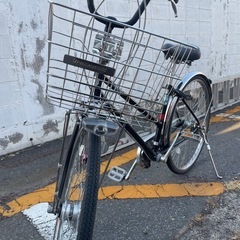 26インチ自転車 テールライトなし 鍵2本 中古の画像