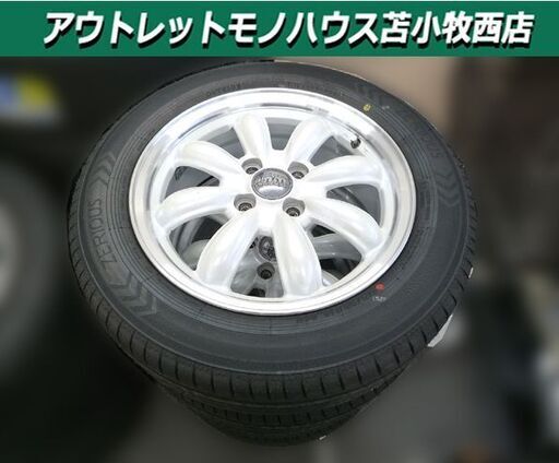 タイヤ ホイール付き 4本セット ZERIOUS 2025年製 175/65R15 4H PCD100 +45 5.5J LaLa P