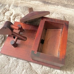 爪楊枝入れ 木製 昭和 レトロの画像