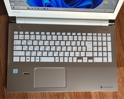 ■東芝 Dynabook  T55/CGD  15.6インチ/i5第7世代/メモリ8GB/SSD256gb/1920×1080画素数/