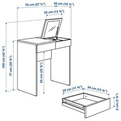 IKEA ドレッサー BRIMNES ブリムネスの画像