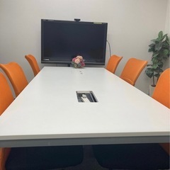 【譲ります】会議用テーブルセットの画像