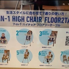GRACO グレコ ハイチェア ベビーチェア フロアツーテーブル）の画像