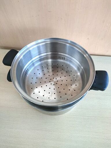 アムウェイ クィーン 6L シチューパンセット 両手鍋 蒸し器 Amway Queen IH対応 札幌 北20条店