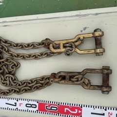     値段別記載 倉庫整理 工具重量チェーンシャックル大量の画像