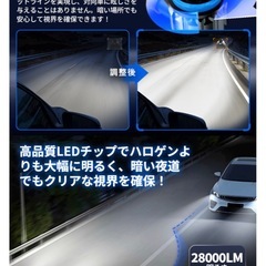 Marsauto H11 led ヘッドライト　
新品未使用の画像