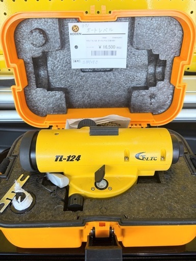 （中古） テクノ TL-124 オートレベル（三脚付き）沖縄市KODEN
