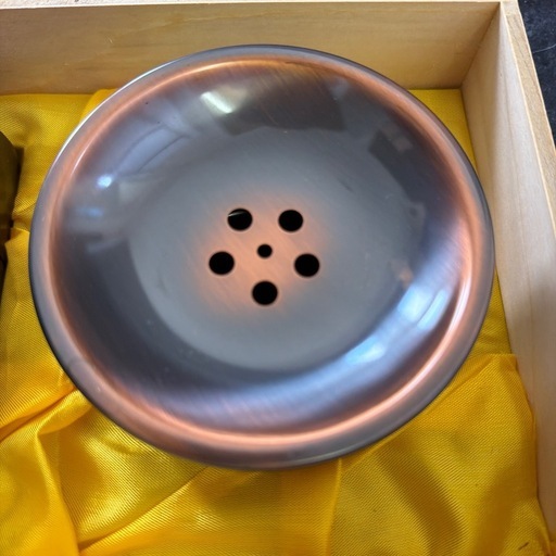 未使用品　純銅茶器2点セット