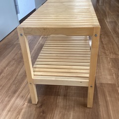 木製ベンチ【町田市再生家具】260522の画像
