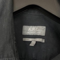 A.P.C. シャツジャケット S ダークネイビーの画像