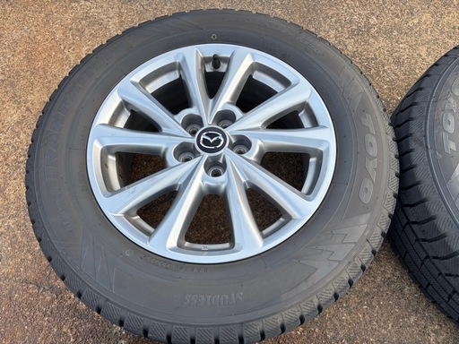 225/65R17 TOYO スタッドレス マツダ CX-5純正ホイール 4本