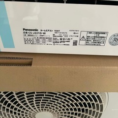 パナソニックルームエアコン品番: CS-J221D-W 2021年製の画像