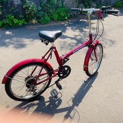 折りたたみ自転車の画像