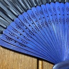 綺麗な扇子　新品の画像