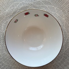 FIGARO Paris フルーツ柄 金縁ボウル2個セット（約15cm）の画像