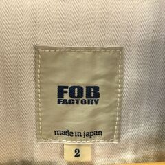 フォロワー限定割引有★【ジャングルジャングル岸和田店】FOB　FACTORY　デニムジャケット　F2341　2サイズ 南大阪 岸和田市 貝塚市 泉佐野市 和泉市 忠岡町 熊取町の画像