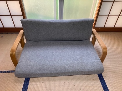 ローソファー (zen) 湯沢のソファ《2人掛けソファ》の中古あげます