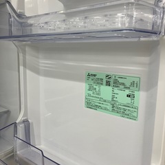 安心の6ヶ月保証つき！！3ドア冷蔵庫　MITSUBISHI 2022年製　272L【トレファク堺福田店】の画像