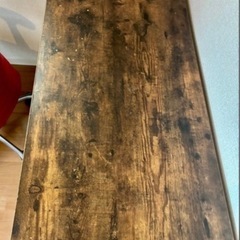 ニトリ　ステイン調　デスク　1200✖️550の画像