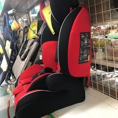 ジャングルジャングル貝塚店　チャイルドシート　赤　レッド　ベビー用品　カー用品　車用品　安全　ジュニアシート　中古　貝塚市　二色浜の画像