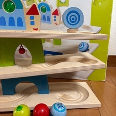 HABA 大きな玉のクーゲルバーン　クリッククラック/木のおもちゃの画像