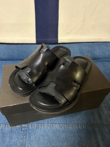 エルメス風  サンダル レザー 革