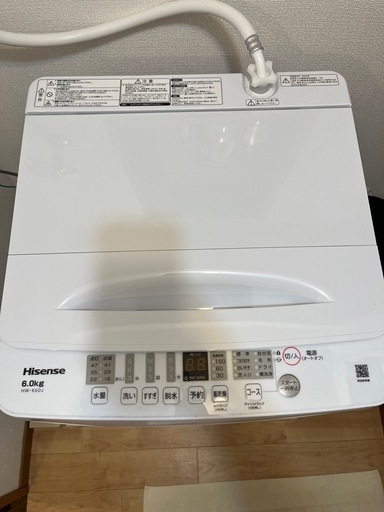 Hisense 6kg 洗濯機 HW-K60J