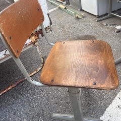 昭和レトロ勉強机の画像