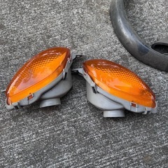 【初代 隼】純正ミラー ＆ フロントウインカー 左右セット GW71Aの画像