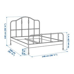 IKEA セミダブルベッド（すのこ・マットレスセット」の画像