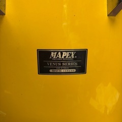MAPEX VENUS SERIES タムタム イエロー ドラム 単品 の画像
