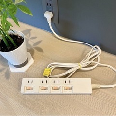 ELECOM 電源タップ 2個セット まとめ売り 延長コードの画像