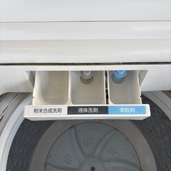 【大阪府無料配送】　東芝　洗濯機　7kg AW-7D9 (W) R-374の画像