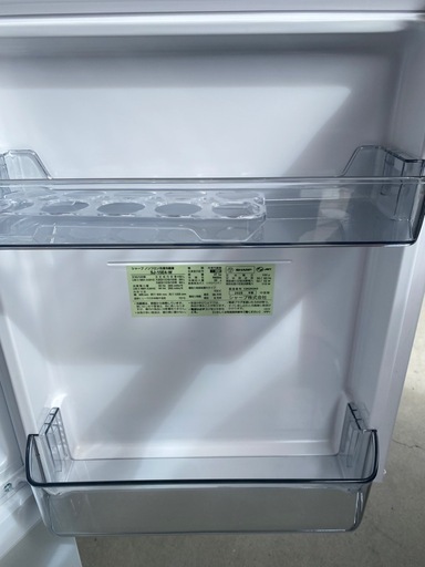 【決まりました】【高年式】SHARP 冷凍冷蔵庫 152L SJ-15E4-W 2025年製