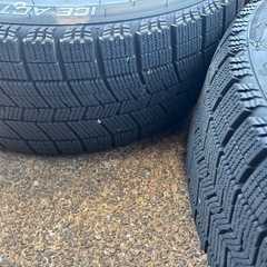 215/45R17 2023年 9部山 スタッドレス NANKANG アルミ付の画像