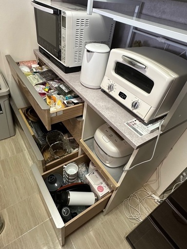 ※値下げました‼︎【8/9豊中市桜の町引き取り限定！】大塚家具 食器棚