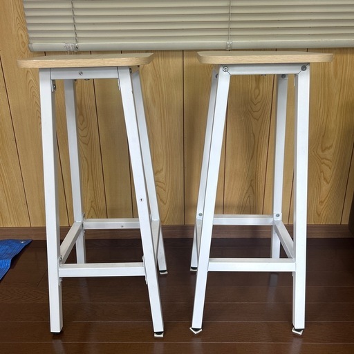 バーカウンター、スツール×2セット