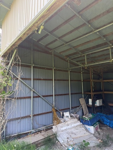 最終値下げ　単管パイプ小屋　丸ごと　ご自身で崩して持っていける方