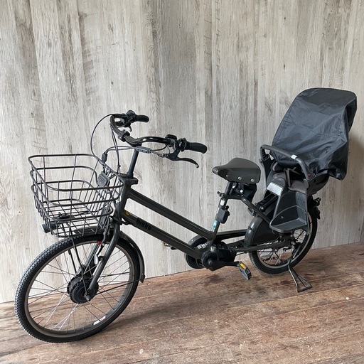 ブリヂストン 電動アシスト自転車 bikke ビッケグリ 24インチ チャイルドシート付 シティ車 BRIDGESTONE 内装3段ギ