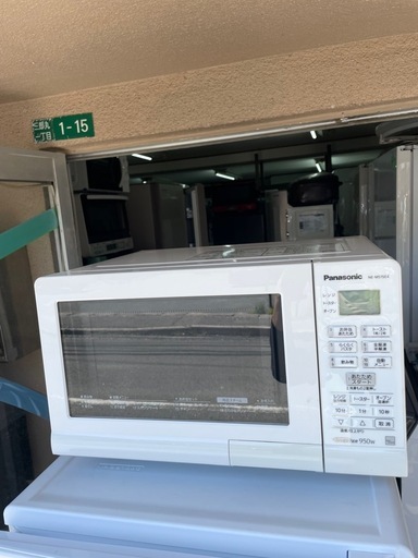 配送可能　保証付き　Panasonic オープン電子レンジ NE-MS15E4-KW