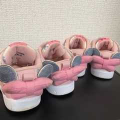二足セット　ミニー　スニーカー　14cmの画像