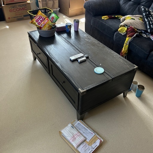 Used ペデスタル コーヒーテーブル 一本脚 ブラック Duplo 廃番 美品 Nelson Pedestal Table | MARVELOUS INC